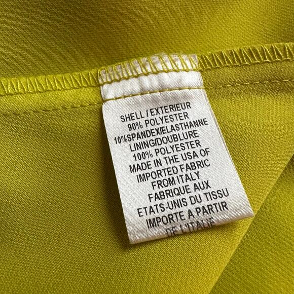 Milly lime green sleeveless high-low tank top size P - Picture 7 of 11